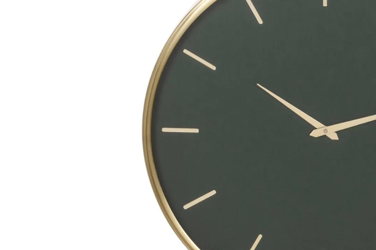 "Часы настенные золотисто зеленые" - вид 2