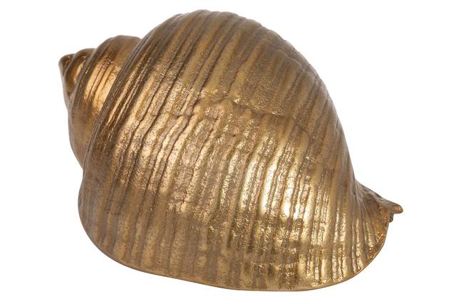 Декоративная фигура Морская раковина золотистая