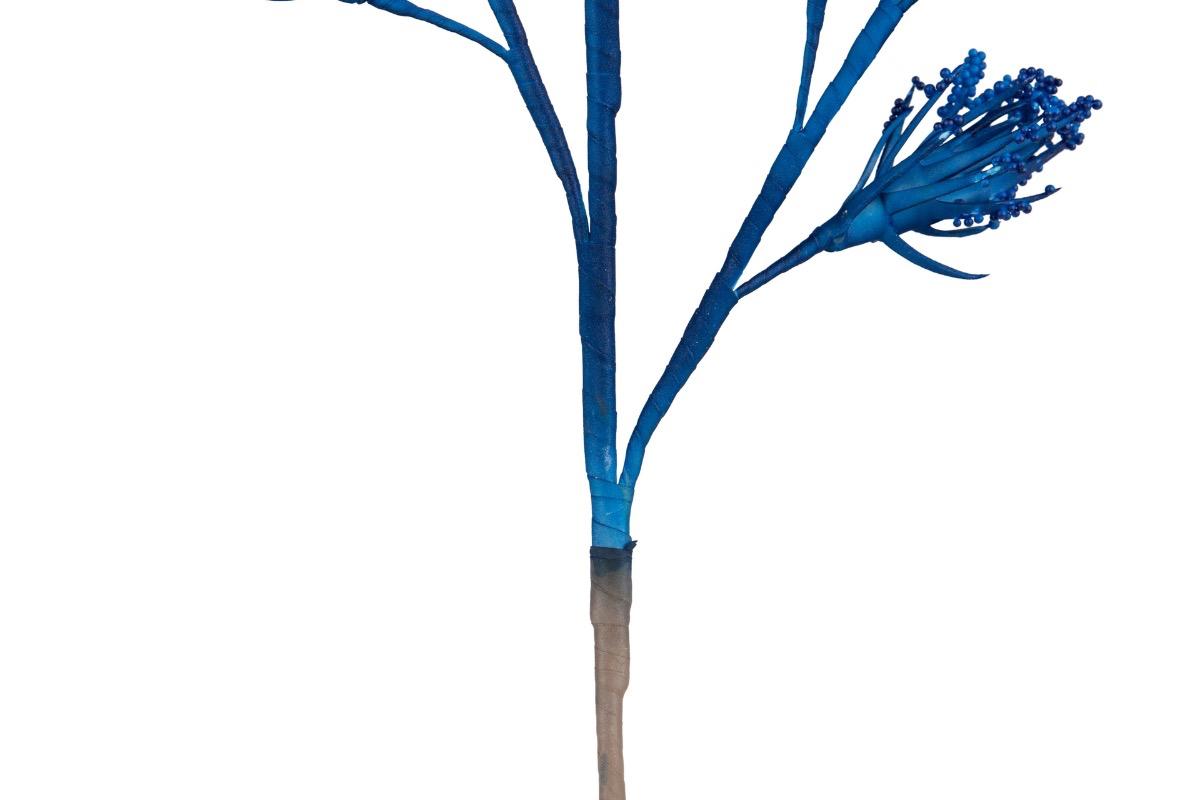 "Декоративный цветок синий" - вид 5