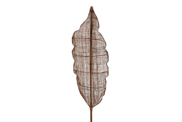 Декоративный лист коричневый