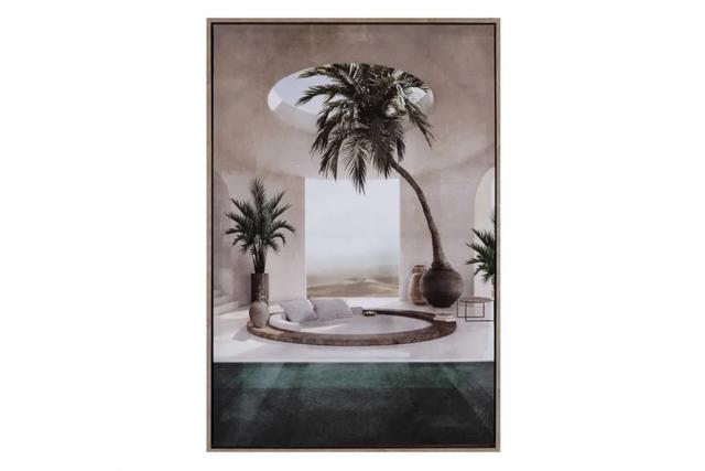 Картина на холсте пальма интерьер