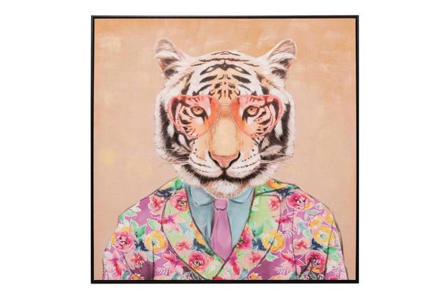 Картина на холсте Тигр в очках
