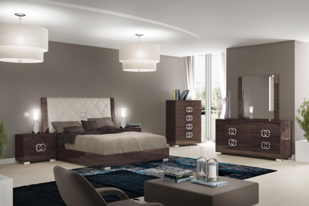 Кровать Prestige Lux 180 коричневая без п.м.
