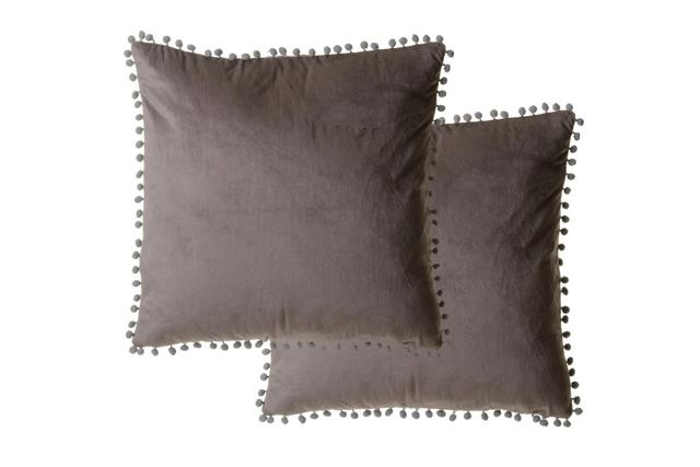 Подушка декоративная коричневая