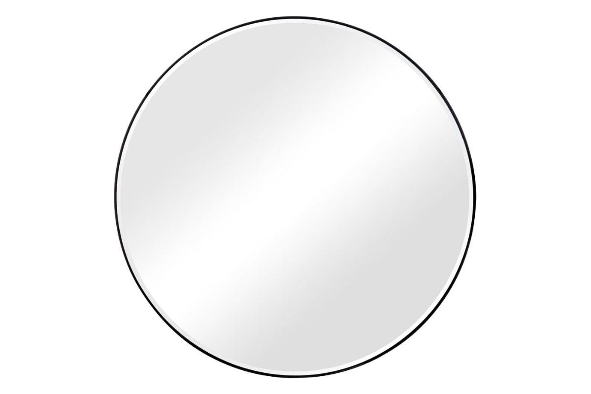 Зеркало настенное круглое черная рама