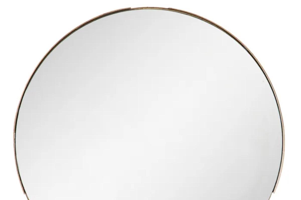 "Зеркало настенное круглое золотистое" - вид 2