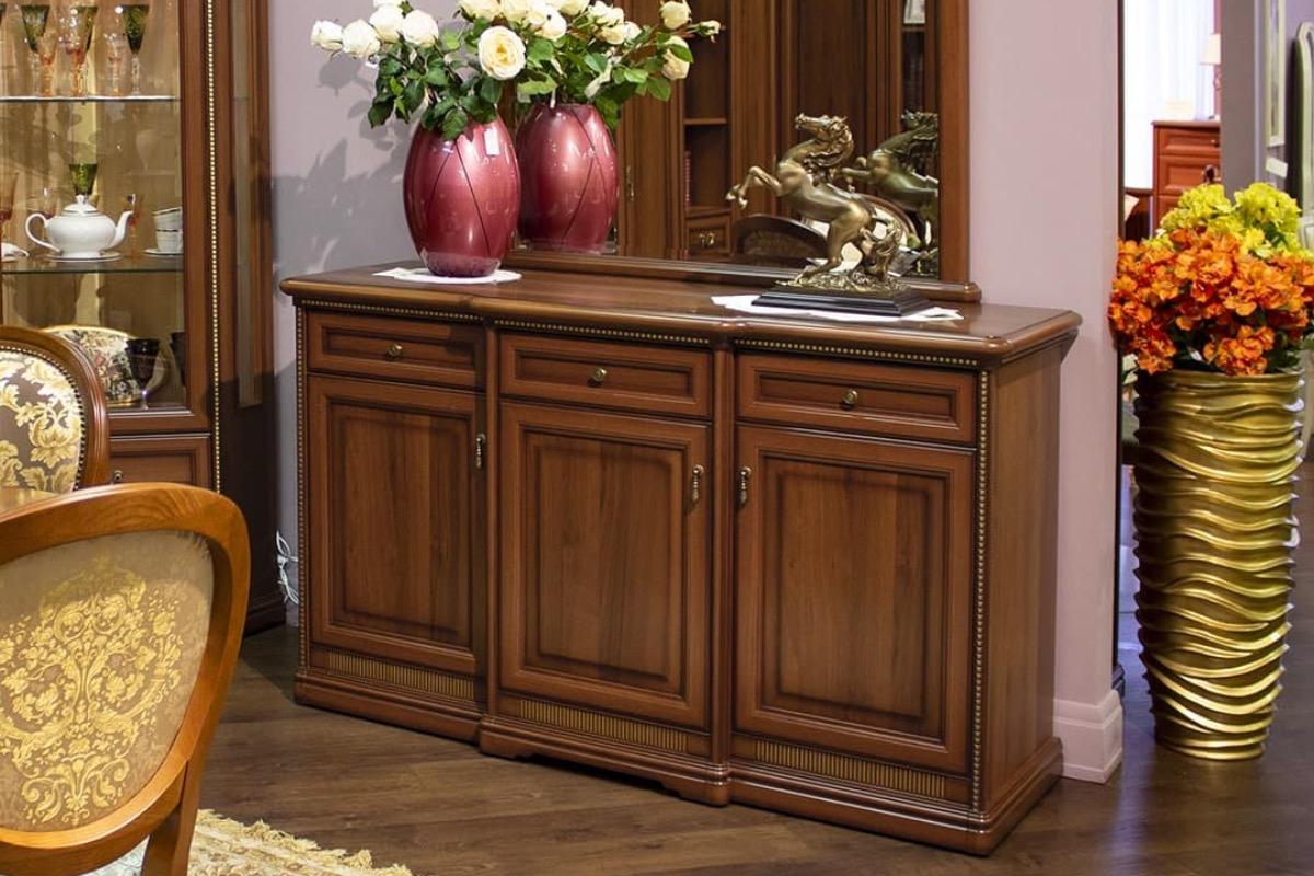 Комод для гостиной Джоконда трехдверный коричневый