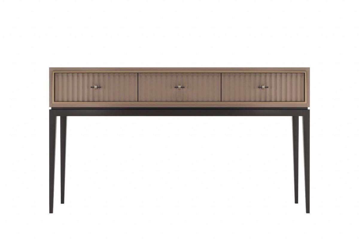 Консоль Ницца с ящиками светло коричневая