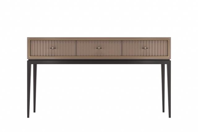 Консоль Ницца с ящиками светло коричневая