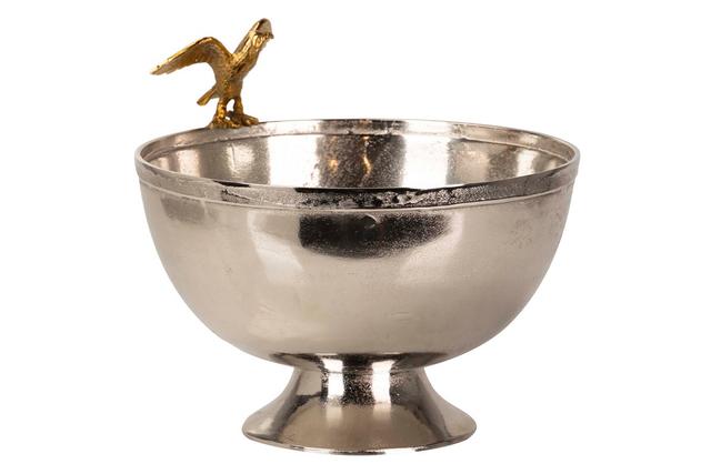 Ваза для шампанского металлическая серебристая